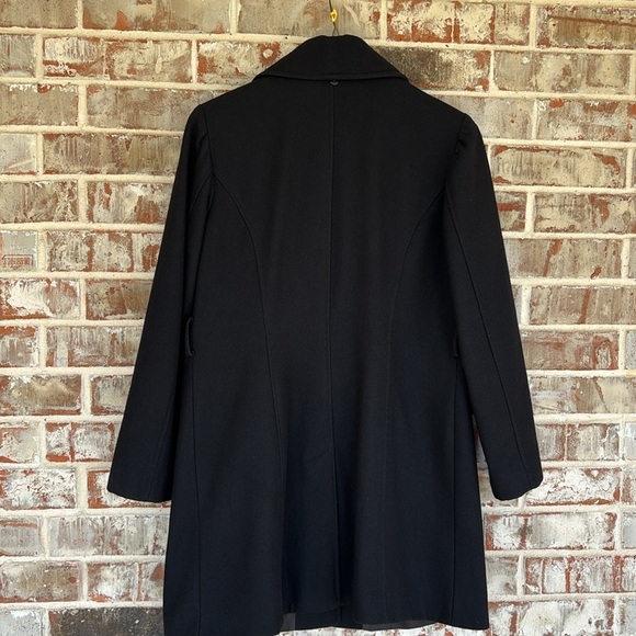 London Fog Elegant Black Pea Coat - Picture 6 of 11
